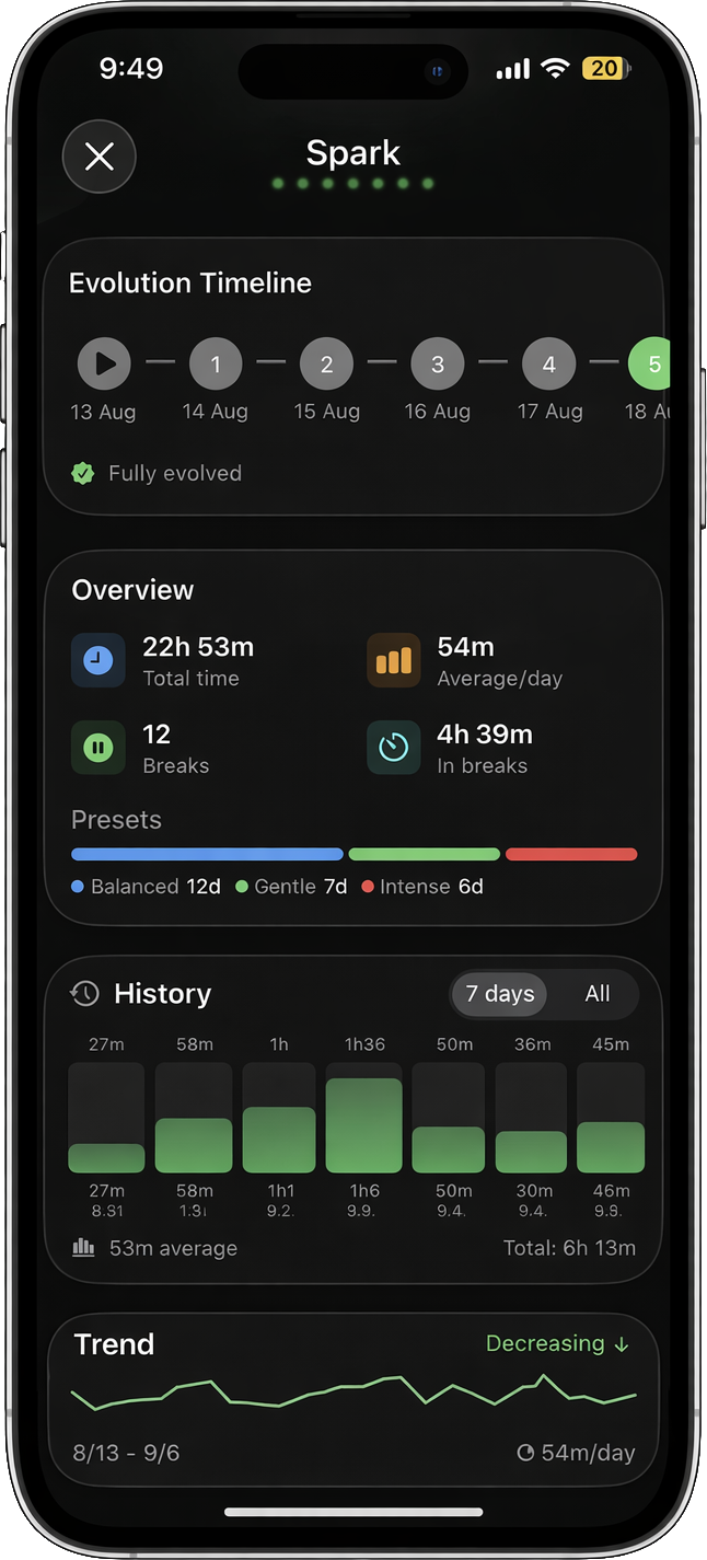 Graph & History screenshot