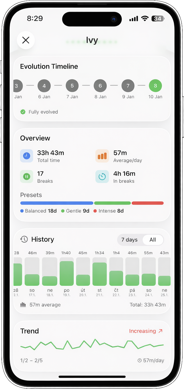 Graph & History screenshot
